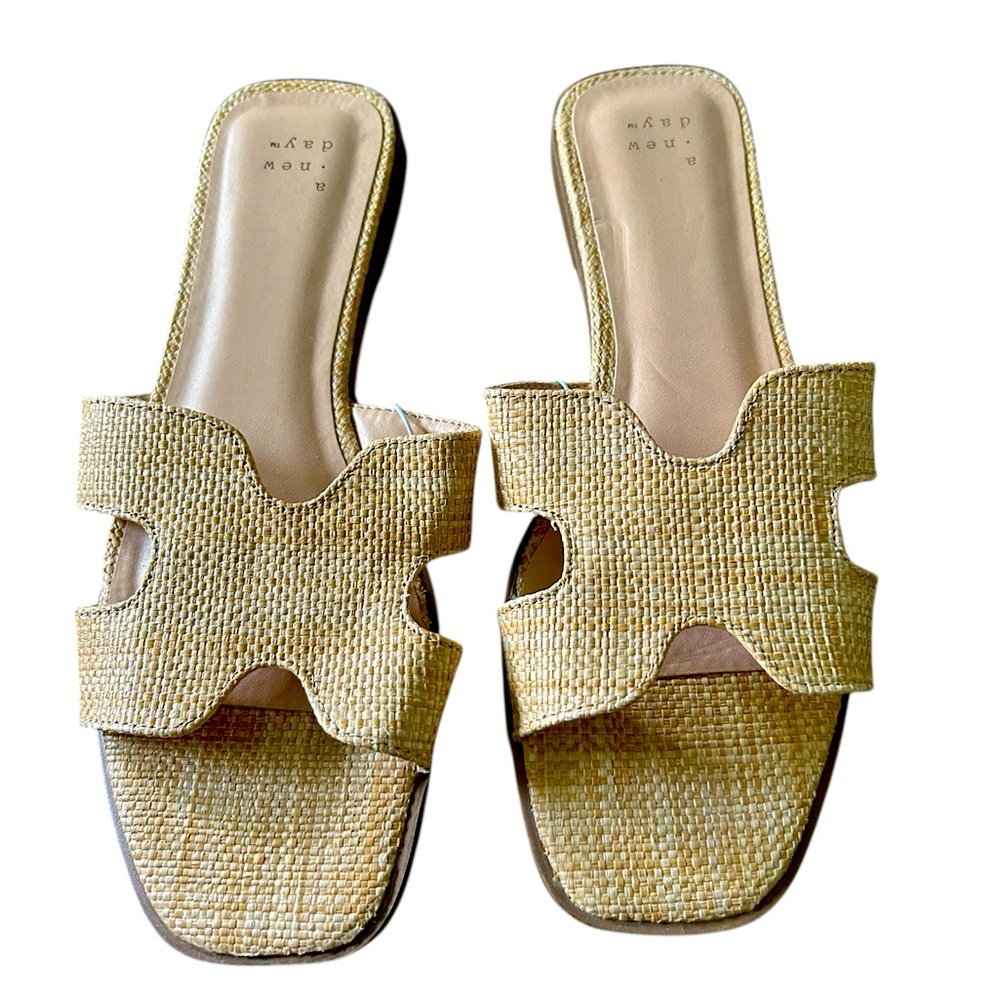 a new day Tan Sandals Slide